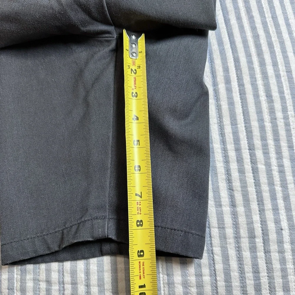 Hurley Boys Chino Shorts Size 24‎ Charcoal Gray Walk Shorts BW6060AO
